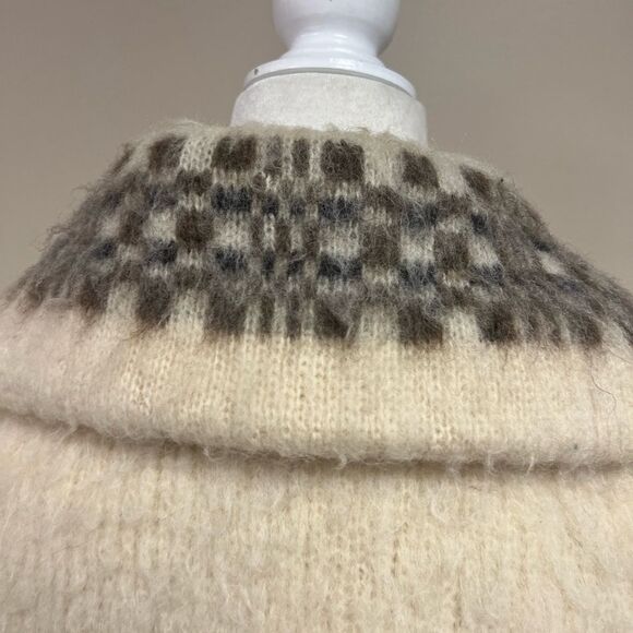 Icewool vintage long thick warm zip up wool jacket M - Picture 9 of 15